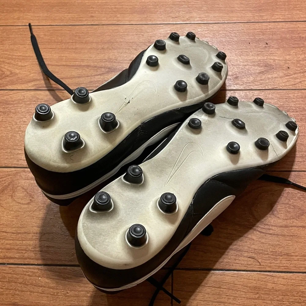 Nike Premier FG Kangaroo Leather 2016 Black Soccer Cleats 599427 - Picture 5 of 14